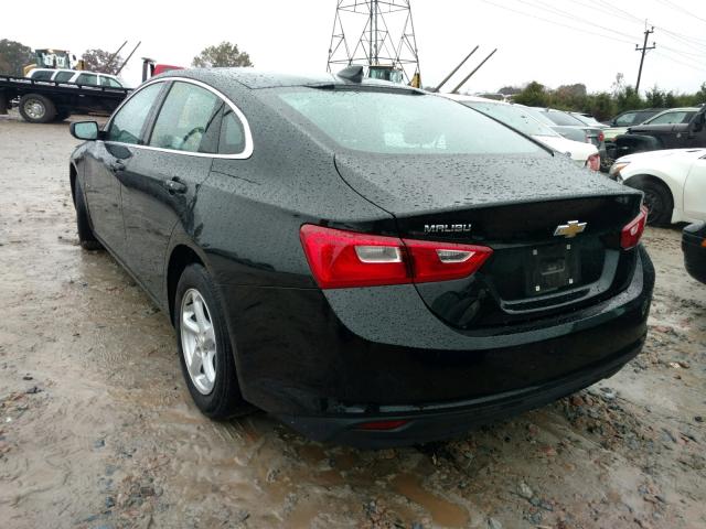 1G1ZB5ST5JF113357 - 2018 CHEVROLET MALIBU LS შავი ფოტო 3