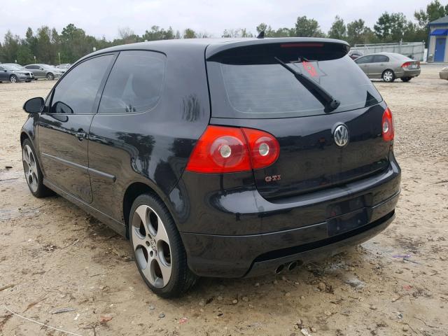 WVWEV71K77W088701 - 2007 VOLKSWAGEN NEW GTI BLACK photo 3