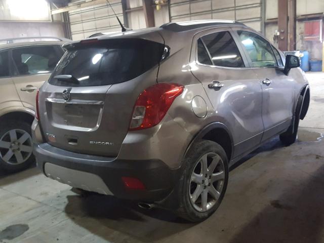 KL4CJBSB1DB088176 - 2013 BUICK ENCORE CON TAN photo 4