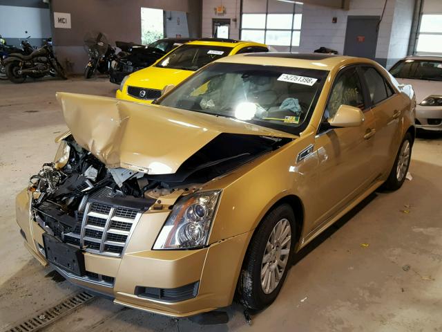 1G6DG5E53D0108538 - 2013 CADILLAC CTS LUXURY GOLD photo 2