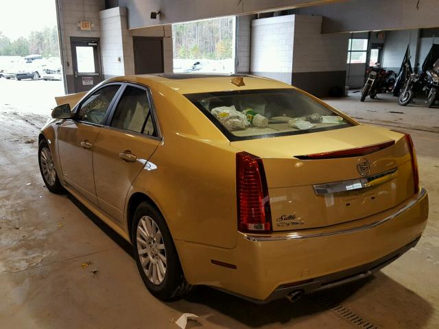 1G6DG5E53D0108538 - 2013 CADILLAC CTS LUXURY GOLD photo 3