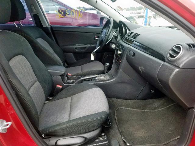 JM1BK12F661479490 - 2006 MAZDA 3 I RED photo 5