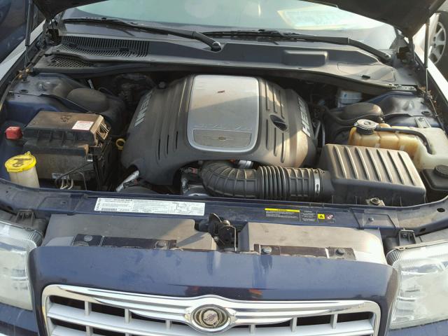 2C3LA63H26H106005 - 2006 CHRYSLER 300C BLUE photo 7