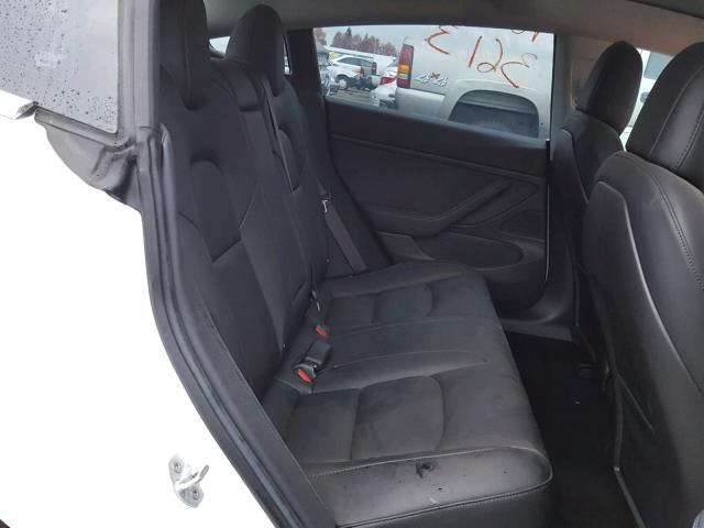 5YJ3E1EBXJF067772 - 2018 TESLA MODEL 3 თეთრი ფოტო 6
