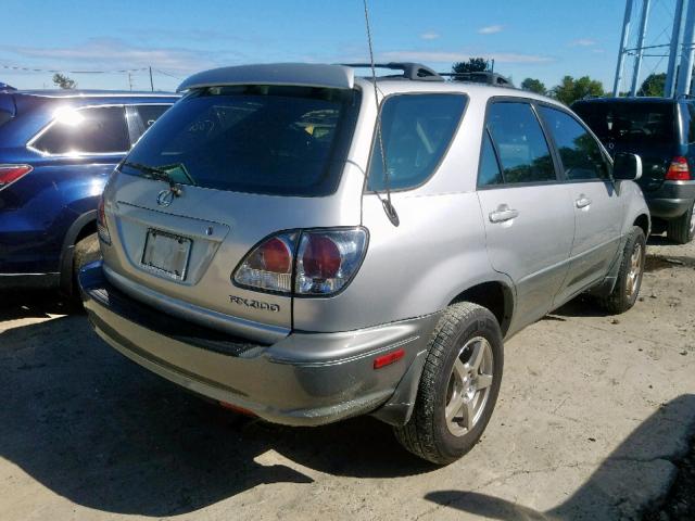 JTJHF10U320263139 - 2002 LEXUS RX 300 SILVER photo 4