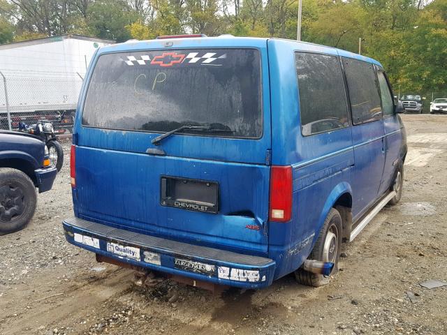 1GNDM19Z7RB168031 - 1994 CHEVROLET ASTRO BLUE photo 4