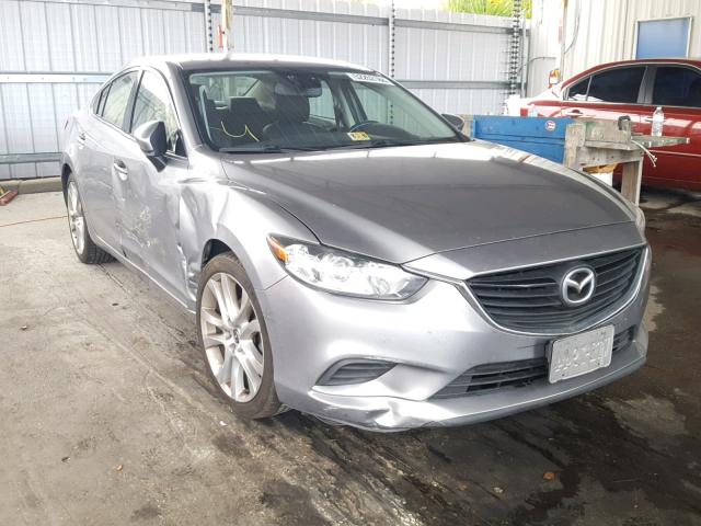 JM1GJ1T69E1125601 - 2014 MAZDA 6 TOURING SILVER photo 1