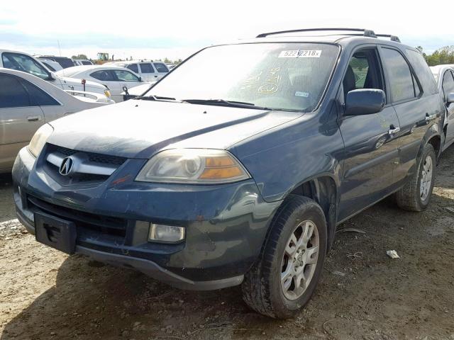 2HNYD18826H540259 - 2006 ACURA MDX TOURIN GRAY photo 2