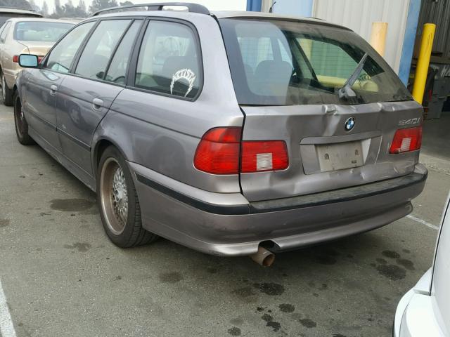 WBADR6343YGN90946 - 2000 BMW 540 IT AUT BLUE photo 3