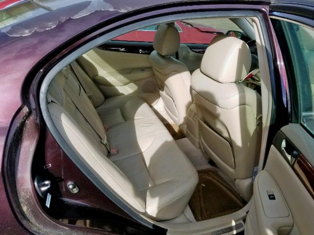 JTHBF30G830111940 - 2003 LEXUS ES 300 BURGUNDY photo 6