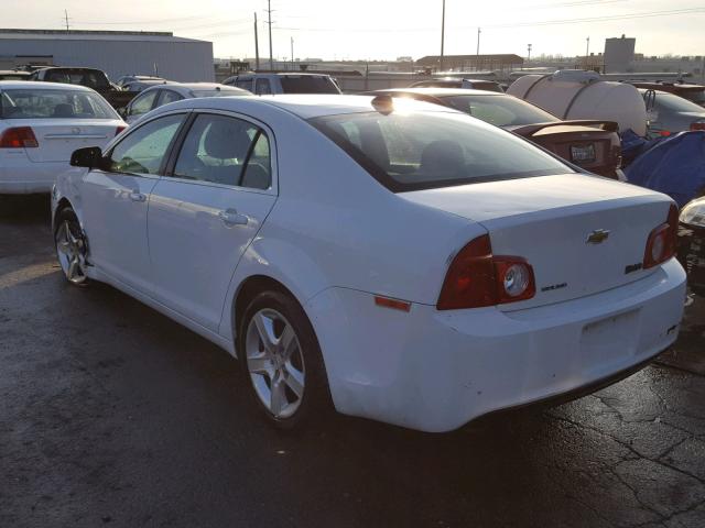 1G1ZA5EU5CF147941 - 2012 CHEVROLET MALIBU LS 白色 照片 3