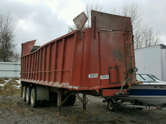 M10018A316R032592 - 1992 DUMP TRAILER RED photo 1