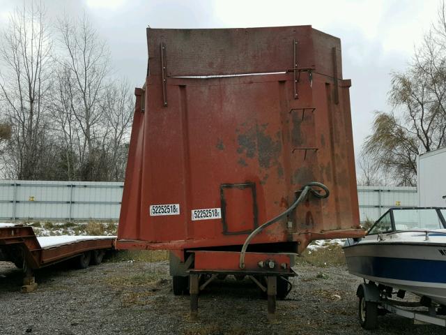 M10018A316R032592 - 1992 DUMP TRAILER RED photo 2