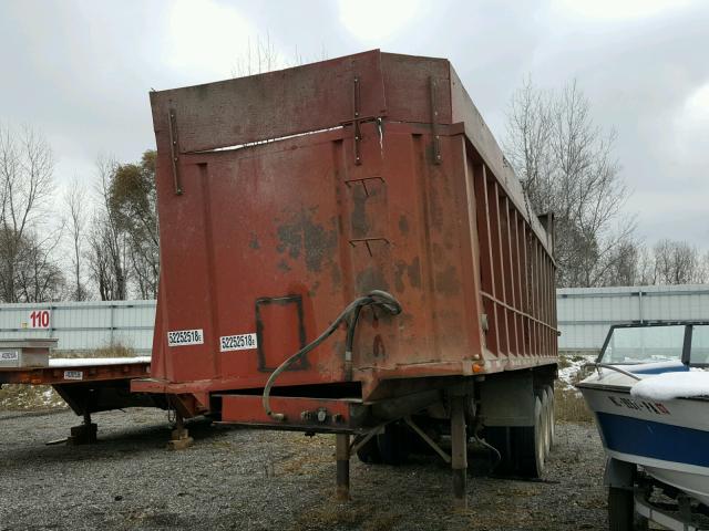 M10018A316R032592 - 1992 DUMP TRAILER RED photo 3