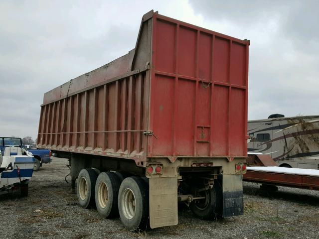 M10018A316R032592 - 1992 DUMP TRAILER RED photo 4