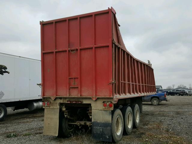 M10018A316R032592 - 1992 DUMP TRAILER RED photo 5