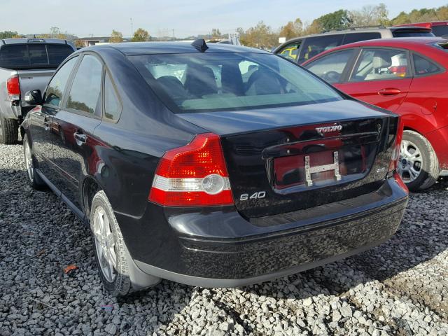 YV1MS382872276017 - 2007 VOLVO S40 2.4I BLACK photo 3