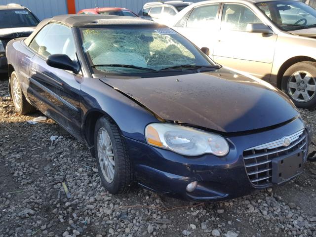 1C3EL55R34N299692 - 2004 CHRYSLER SEBRING LX BLUE photo 1