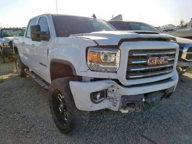 1GT12TEY8JF144716 - 2018 GMC SIERRA K25 WHITE photo 1