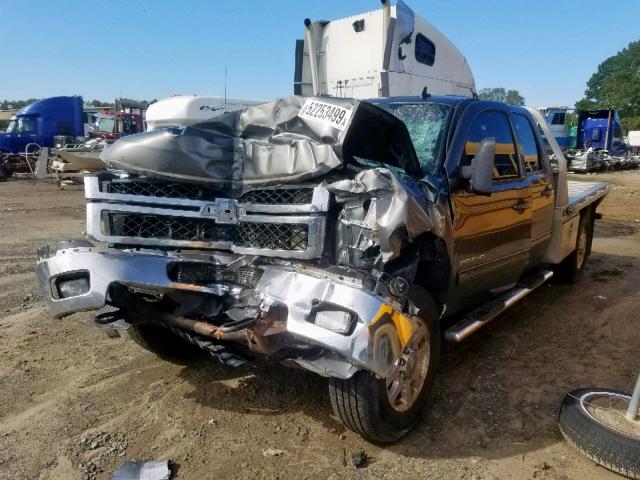 1GC1KYC84BF174667 - 2011 CHEVROLET SILVERADO GRAY photo 2