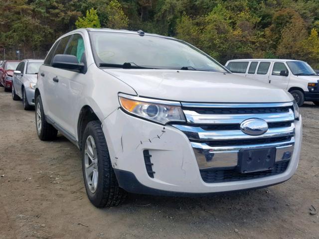 2FMDK4GC9DBC64062 - 2013 FORD EDGE SE WHITE photo 1