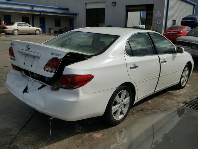 JTHBA30G065155307 - 2006 LEXUS ES 330 WHITE photo 4