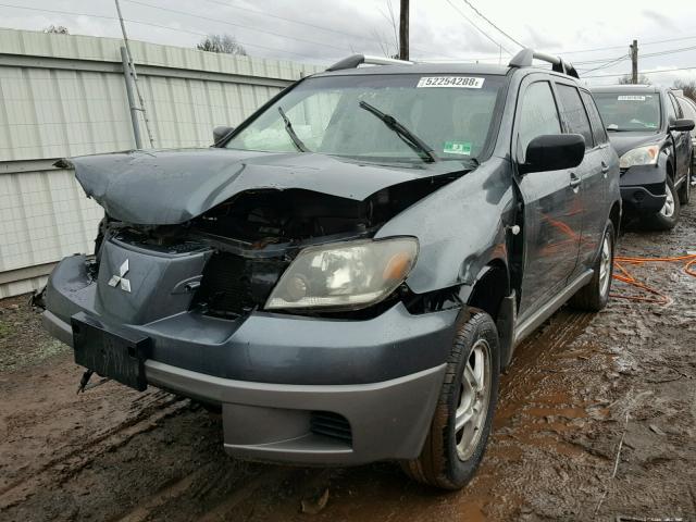 JA4LZ31G93U109855 - 2003 MITSUBISHI OUTLANDER GRAY photo 2