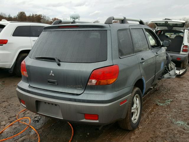 JA4LZ31G93U109855 - 2003 MITSUBISHI OUTLANDER GRAY photo 4