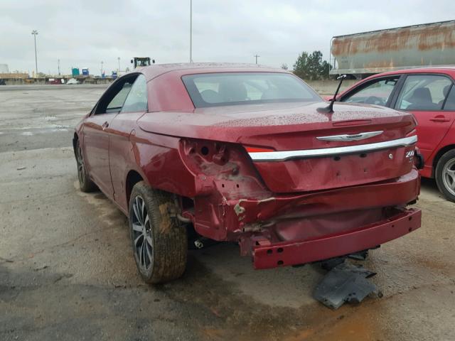 1C3BCBGG1CN234027 - 2012 CHRYSLER 200 S MAROON photo 3