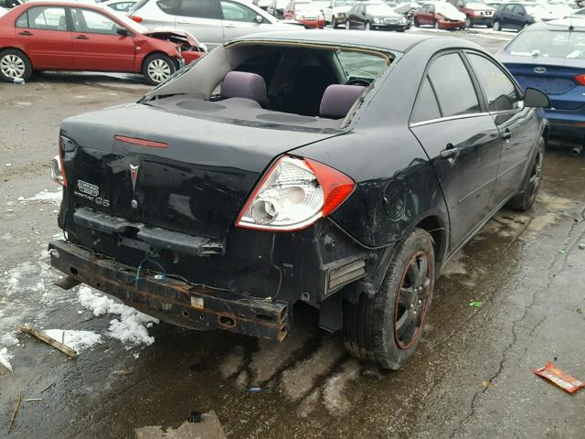 1G2ZF55B564263314 - 2006 PONTIAC G6 SE BLACK photo 4