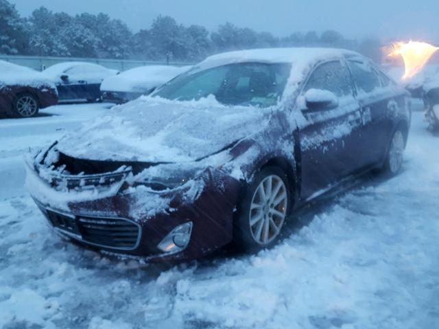 4T1BK1EB4FU191681 - 2015 TOYOTA AVALON XLE MAROON photo 2