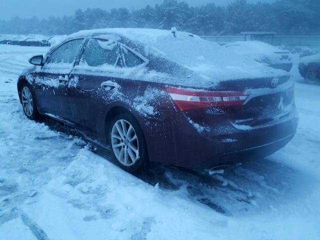 4T1BK1EB4FU191681 - 2015 TOYOTA AVALON XLE MAROON photo 3