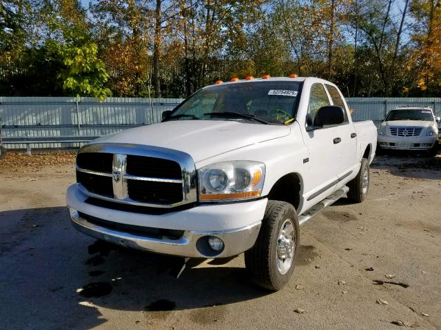 3D7KS28D86G123089 - 2006 DODGE RAM 2500 S Սպիտակ լուսանկար 2