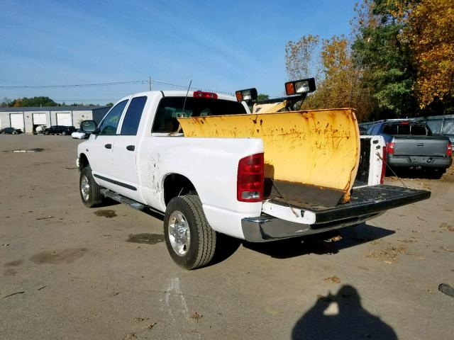 3D7KS28D86G123089 - 2006 DODGE RAM 2500 S Սպիտակ լուսանկար 3