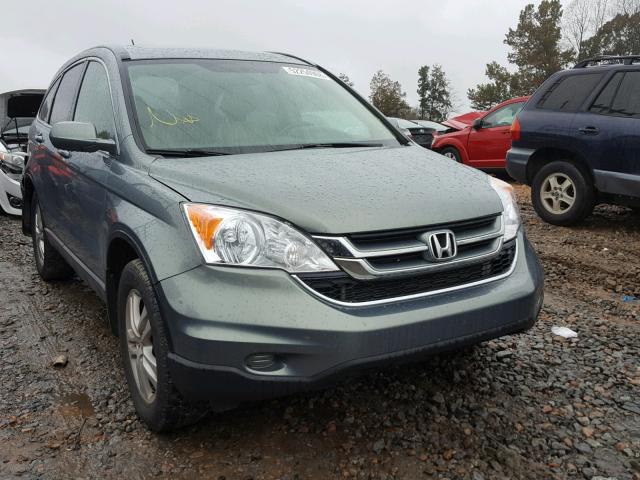 JHLRE3H71AC006775 - 2010 HONDA CR-V EXL BLUE photo 1