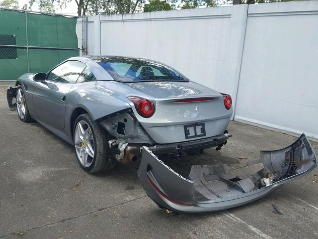 ZFF77XJA1H0225535 - 2017 FERRARI CALIFORNIA SILVER photo 3