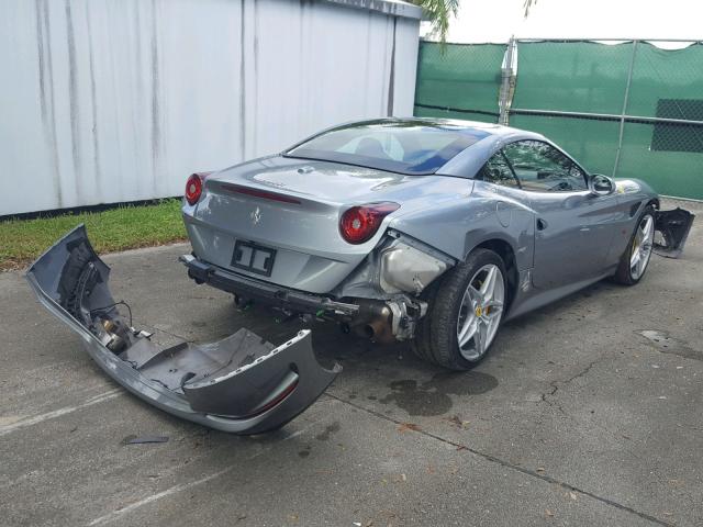 ZFF77XJA1H0225535 - 2017 FERRARI CALIFORNIA SILVER photo 4