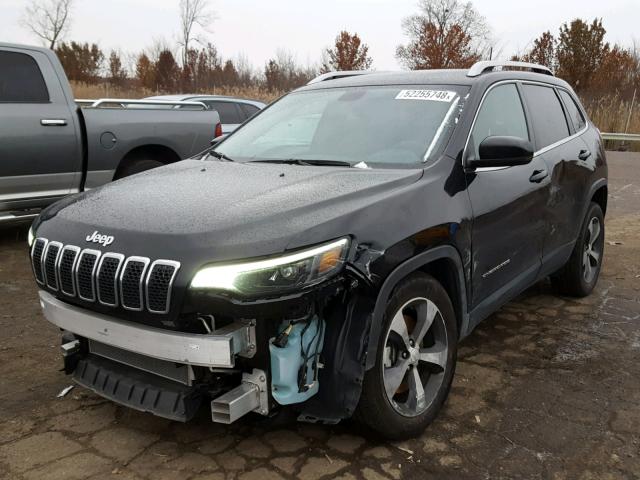 1C4PJMDX3KD136550 - 2019 JEEP CHEROKEE L BLACK photo 2