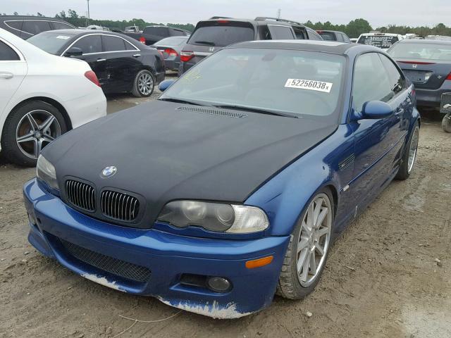 WBSBL93493JR19280 - 2003 BMW M3 BLUE photo 2