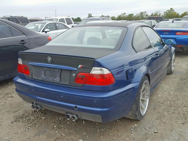 WBSBL93493JR19280 - 2003 BMW M3 BLUE photo 4