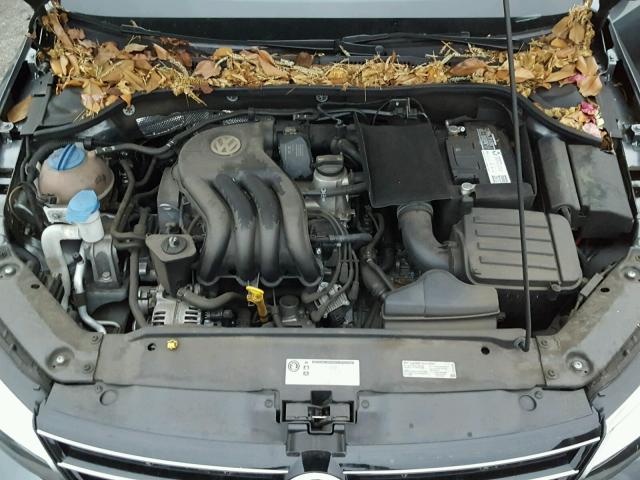 3VW2K7AJ7FM271207 - 2015 VOLKSWAGEN JETTA BASE GRAY photo 7