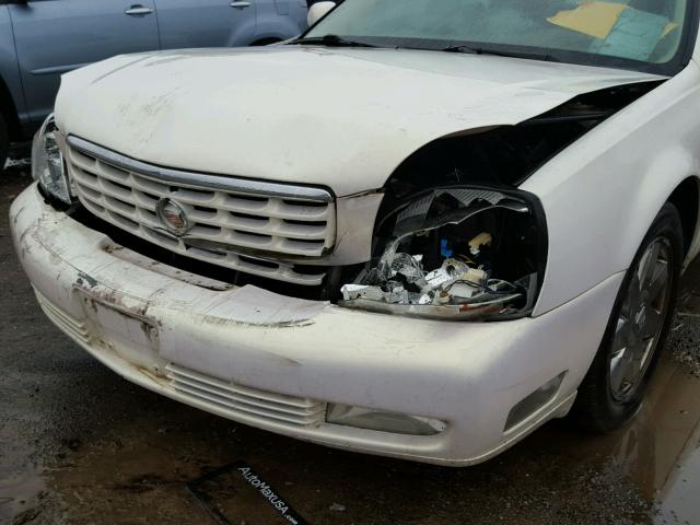 1G6KF57955U231780 - 2005 CADILLAC DEVILLE DT WHITE photo 9