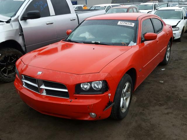 2B3CA3CV4AH122247 - 2010 DODGE CHARGER SX RED photo 2