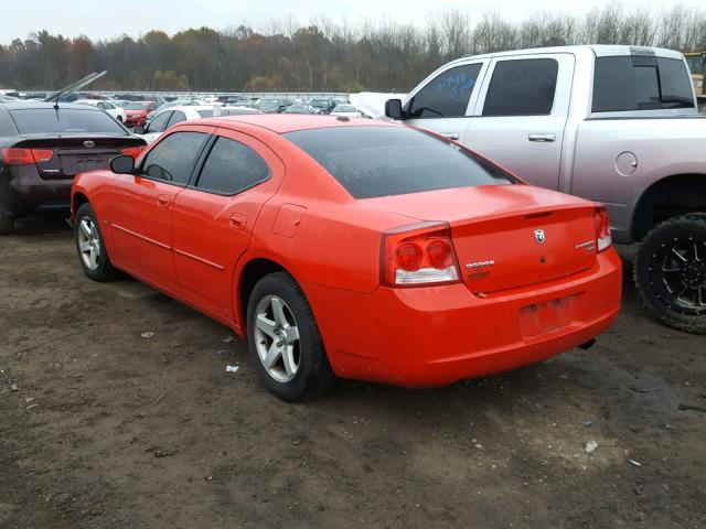 2B3CA3CV4AH122247 - 2010 DODGE CHARGER SX RED photo 3