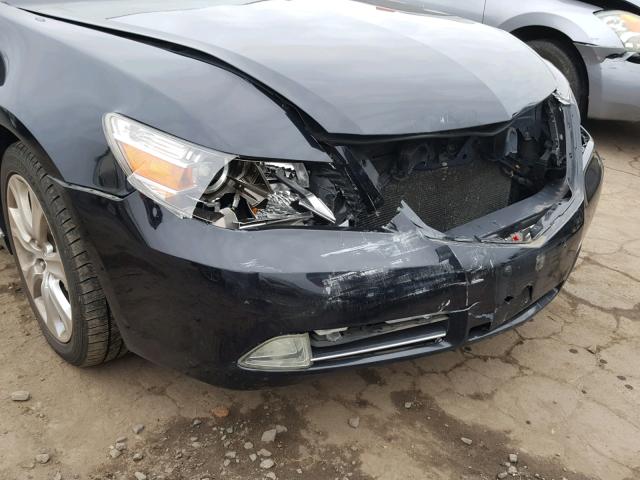 JH4KB26619C002473 - 2009 ACURA RL BLACK photo 9