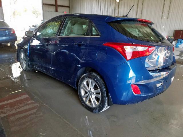 KMHD35LH2EU209467 - 2014 HYUNDAI ELANTRA GT BLUE photo 3