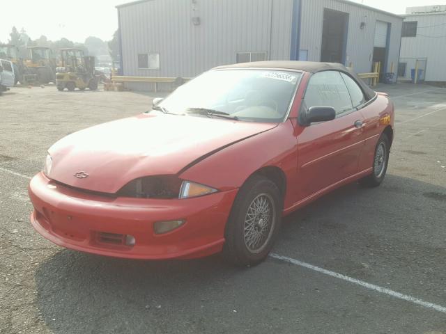 4G1JF32T0XB901936 - 1999 CHEVROLET CAVALIER Z RED photo 2