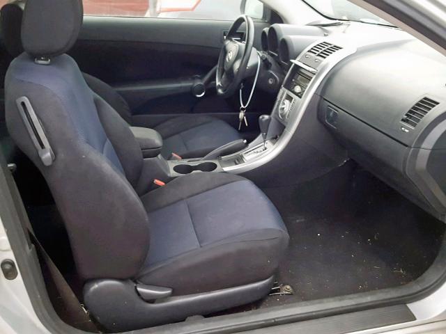 JTKDE177250050202 - 2005 TOYOTA SCION TC ვერცხლისფერი ფოტო 5