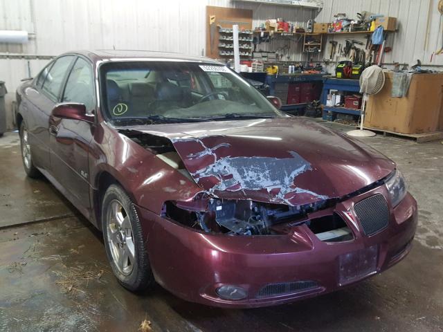 1G2HY52K75U163188 - 2005 PONTIAC BONNEVILLE MAROON photo 1