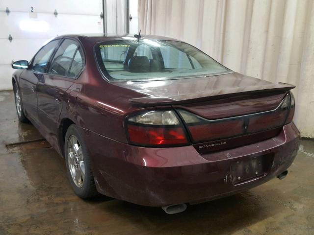 1G2HY52K75U163188 - 2005 PONTIAC BONNEVILLE MAROON photo 3